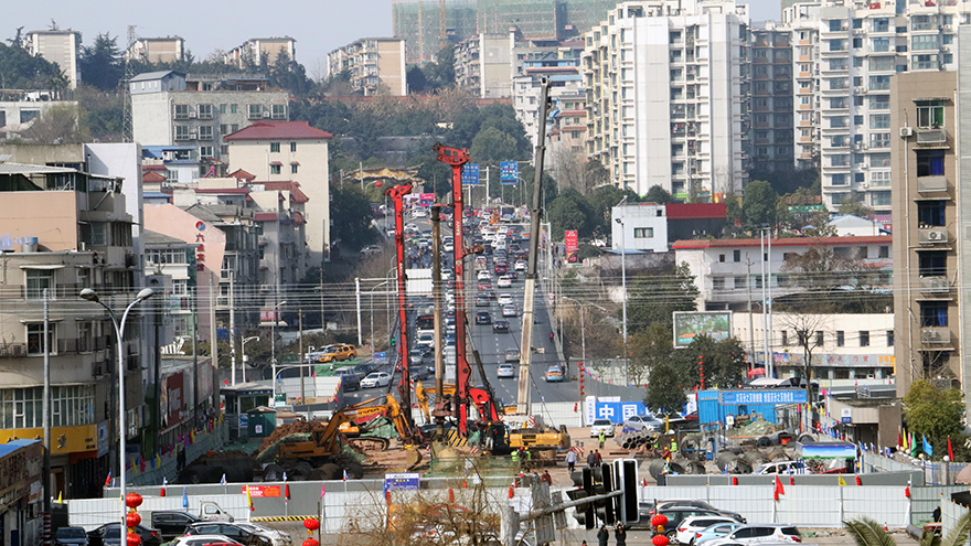 01一环路北段东延线起点至芙蓉溪段建设现场 01一环路北段东延线起点至芙蓉溪段建设现场
