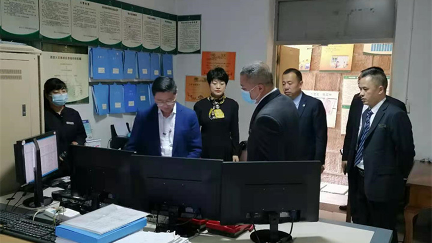 集团董事景茂斌带队督查富乐山国际旅馆清静生产事情和疫情防控