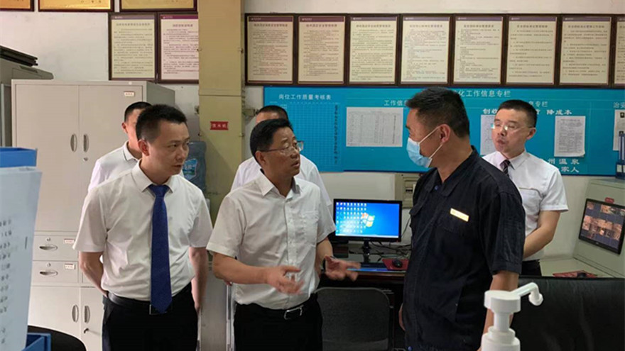 集团董事景茂斌检查绵州旅馆清静事情 