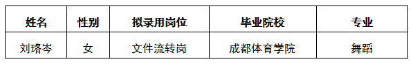 集团行管文件流转岗公示