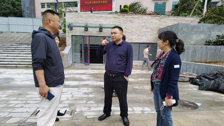 集团党委书记、董事长肖林带队督查三医院地下停车场项目