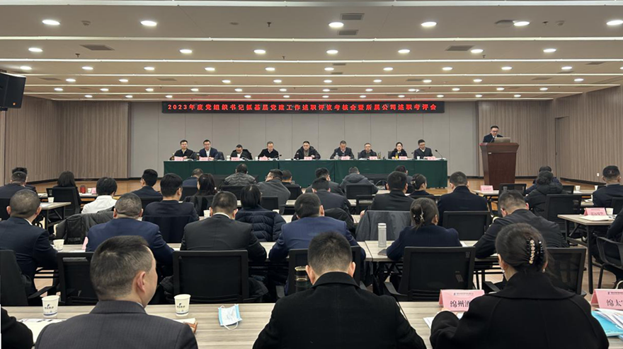 Betway必威集团党委召开2023年党组织书记抓下层党建述职评议会