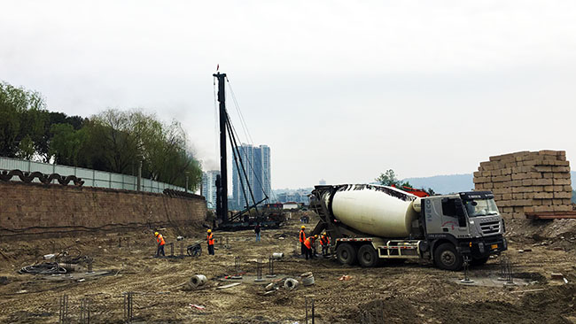 三江湖码头建设进入周全施工阶段